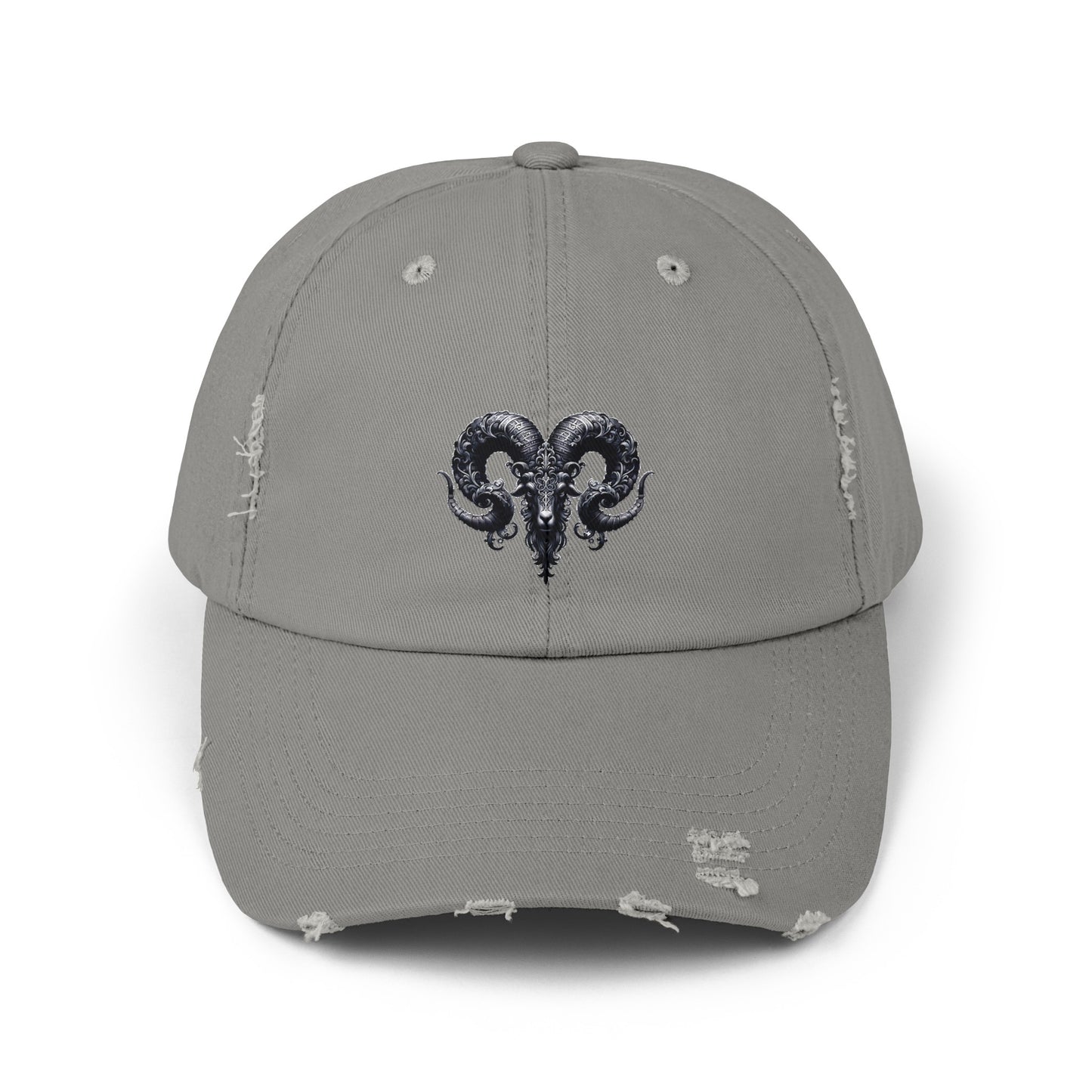 ARIES Unisex Distressed Cap
