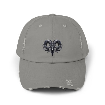 ARIES Unisex Distressed Cap