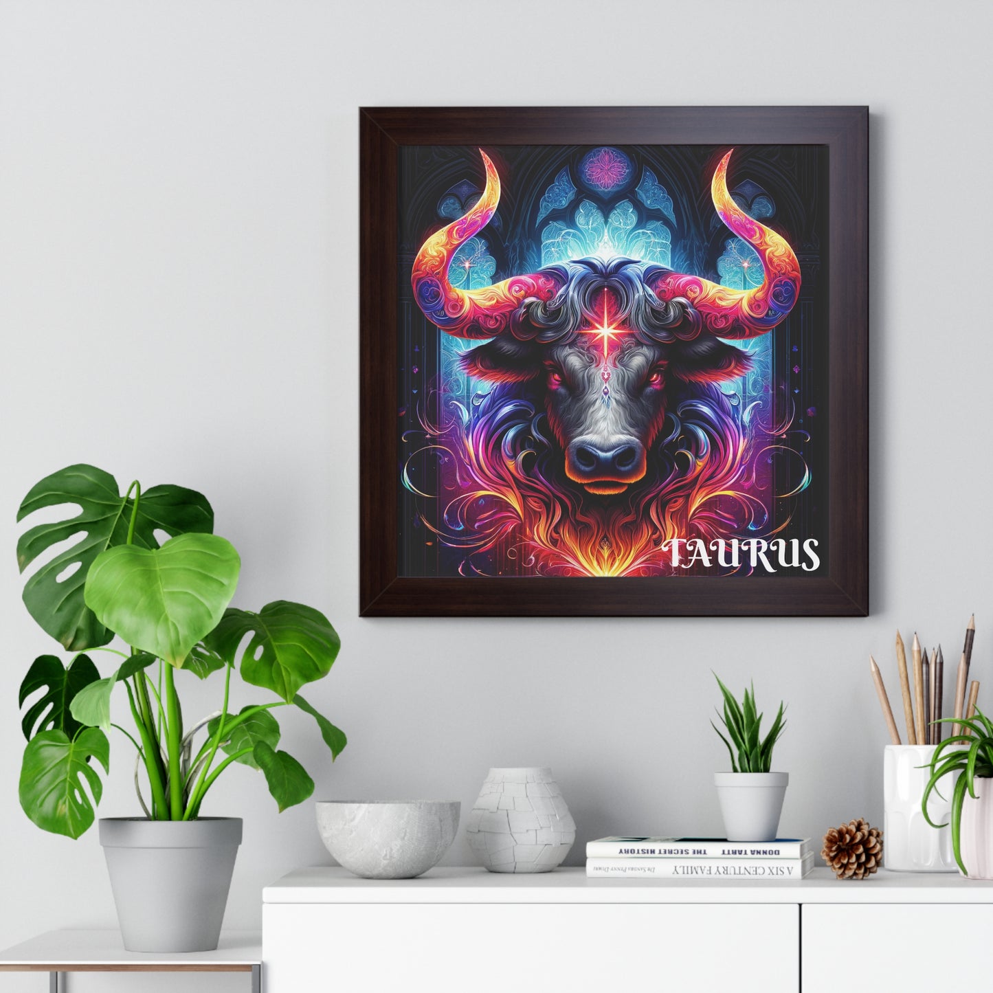 Taurus Framed Vertical Poster