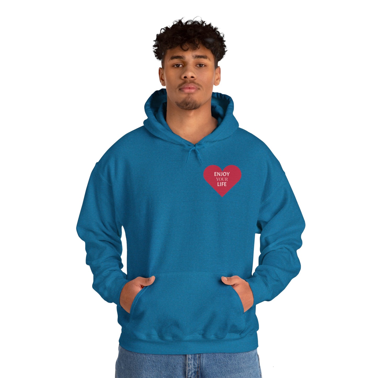 Unisex Heavy Blend™ Hooded Sweatshirt ENJOY YOUR LIVE