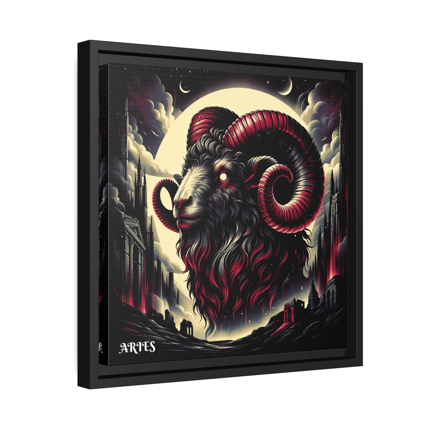 ARIES Matte Canvas, Black Frame