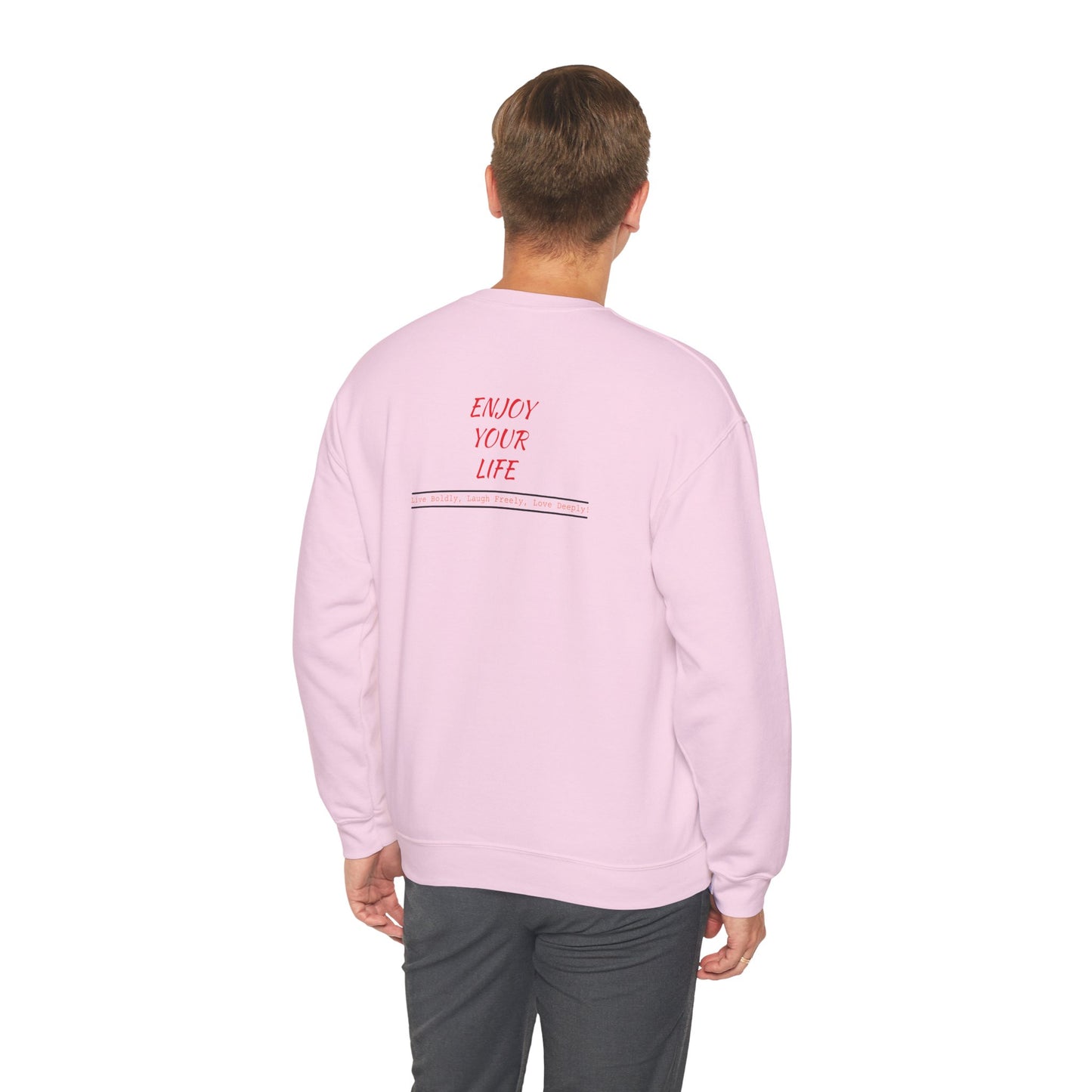 Unisex Heavy Blend™ Crewneck Sweatshirt ENJOY YOUR LIFE