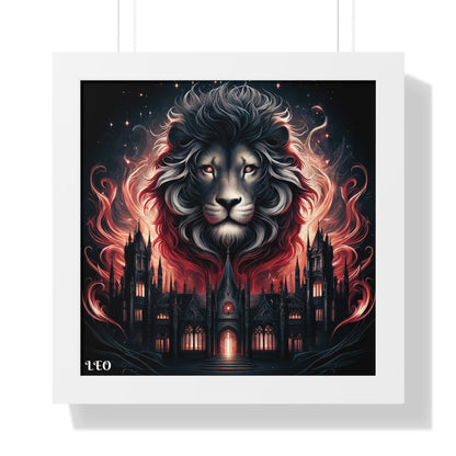 LEO Framed Vertical Poster