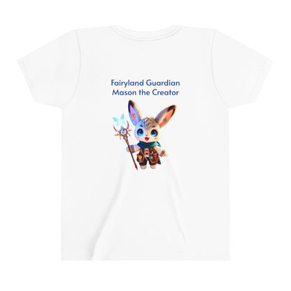 Short Sleeve Tee - Mason the Creator - Cute & Magical Design for Kids