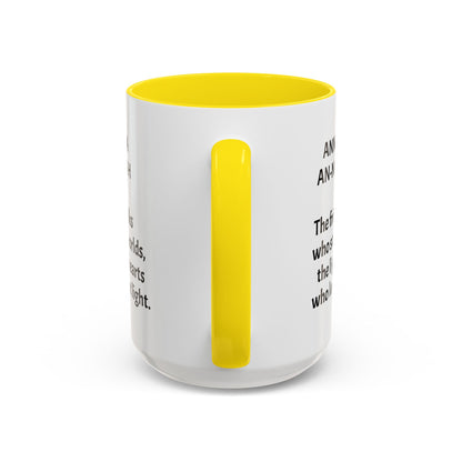 Mystical ANNA Name Mug – Witchy Quote Mugs – “She Walks Between Worlds” & “The Friend Who Stays”
