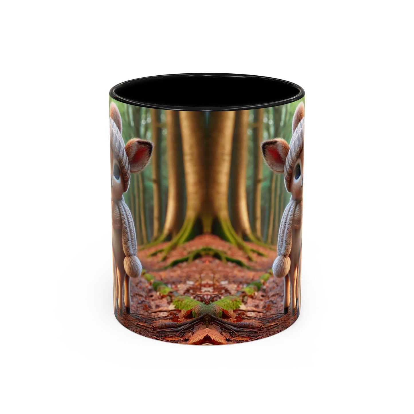 Accent Coffee Mug (11, 15oz) Young Deer Fall Edition, Magical and Fantasy Mug