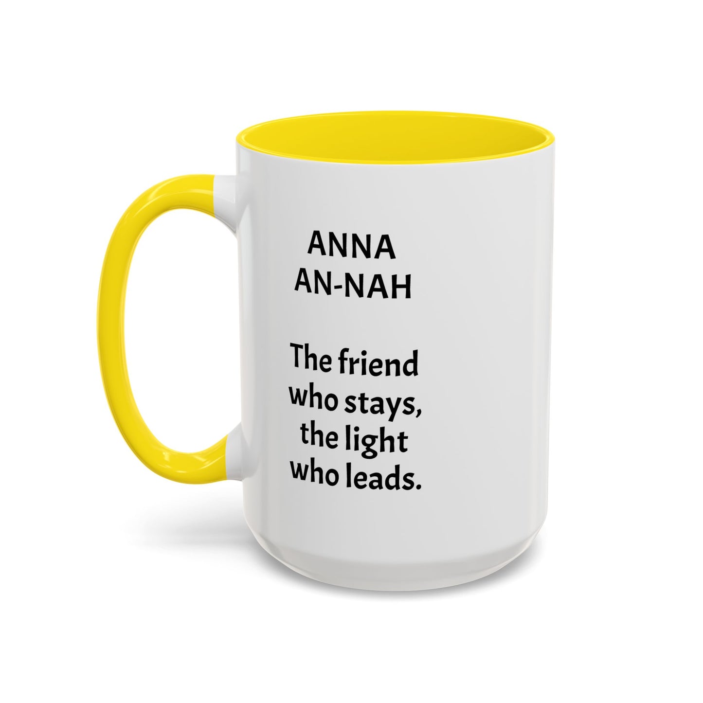 Mystical ANNA Name Mug – Witchy Quote Mugs – “She Walks Between Worlds” & “The Friend Who Stays”
