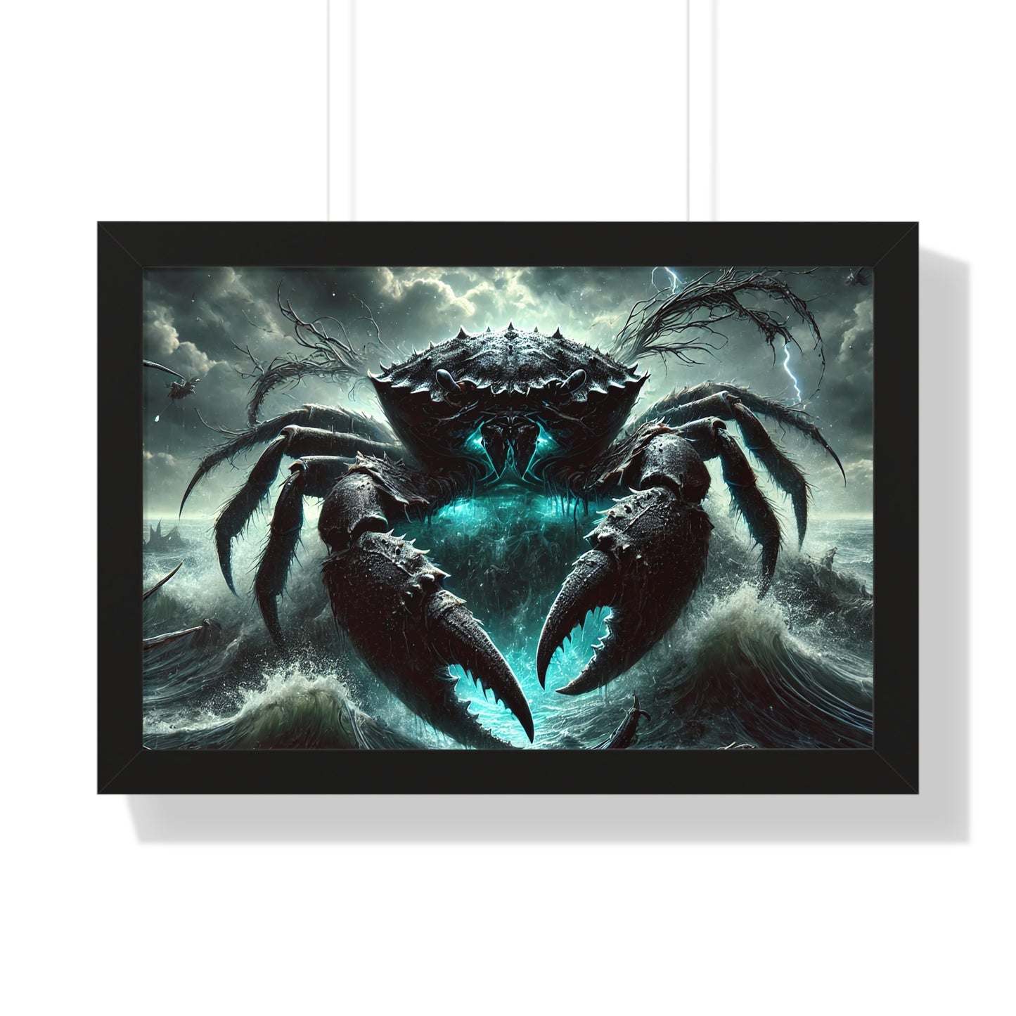 Happy Halloween Framed Horizontal Poster Cancer