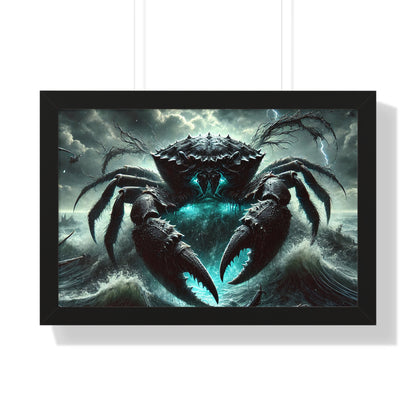 Happy Halloween Framed Horizontal Poster Cancer