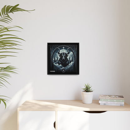 TAURUS Matte Canvas, Black Frame