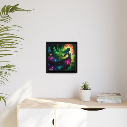 VIRGO Matte Canvas, Black Frame