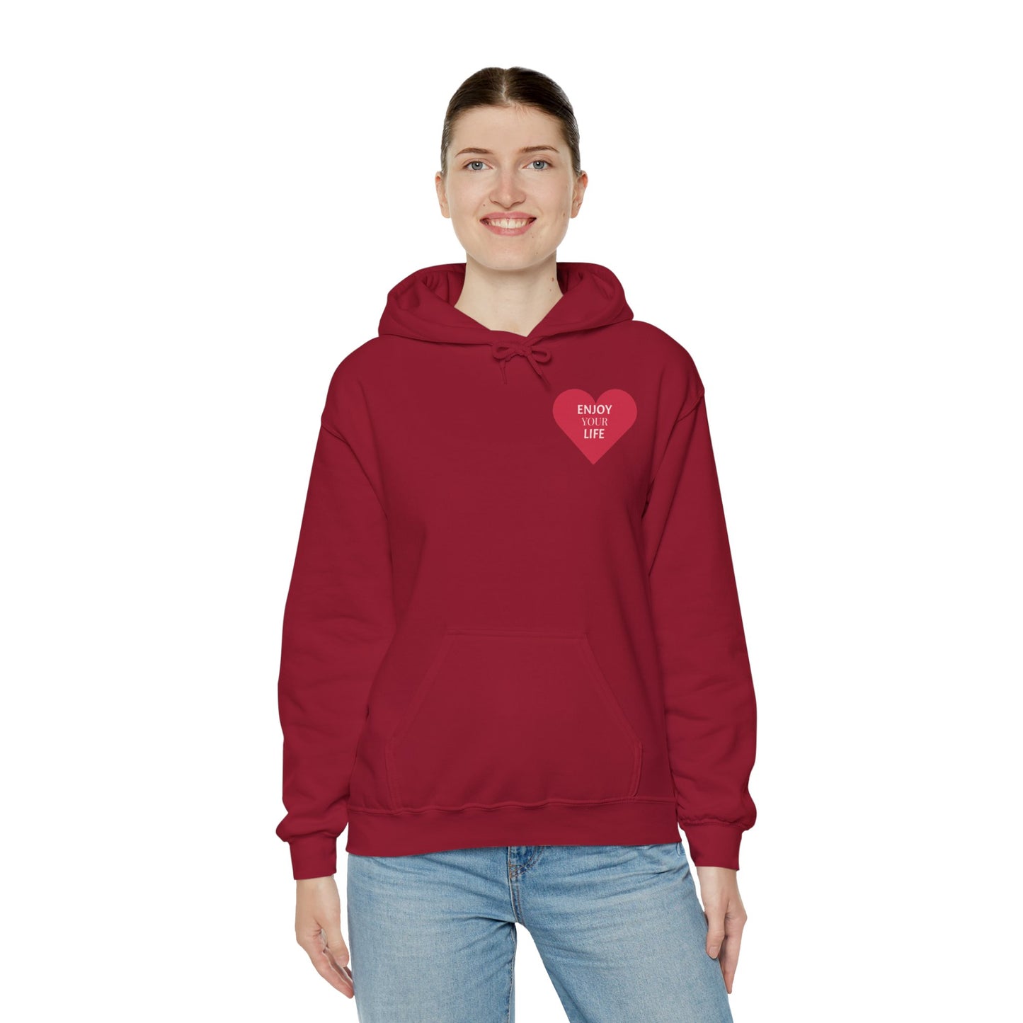 Unisex Heavy Blend™ Hooded Sweatshirt ENJOY YOUR LIVE