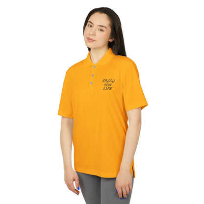 adidas Unisex Performance Polo ENJOY YOUR LIFE