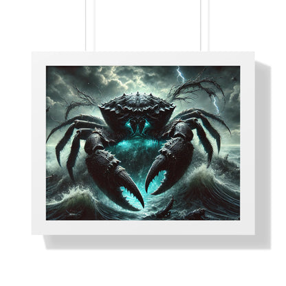 Happy Halloween Framed Horizontal Poster Cancer