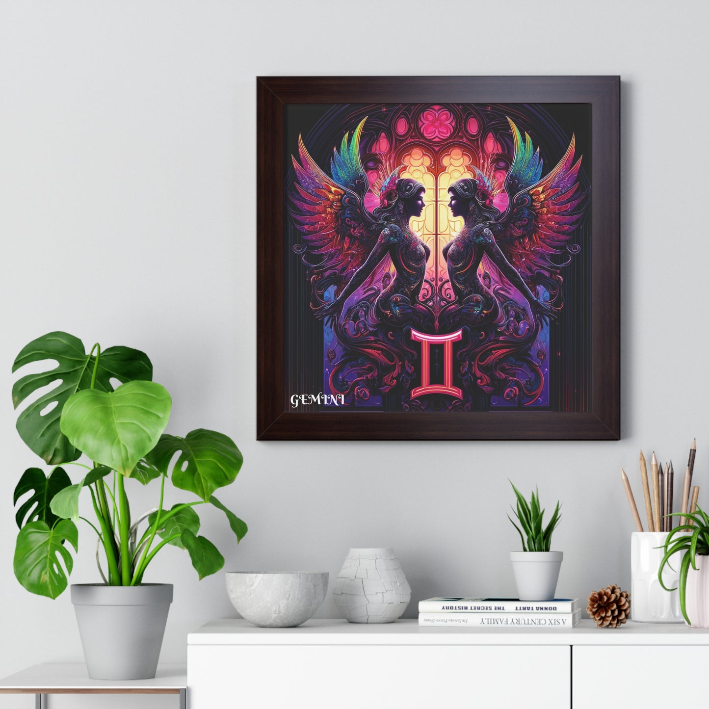 GEMINI Framed Vertical Poster
