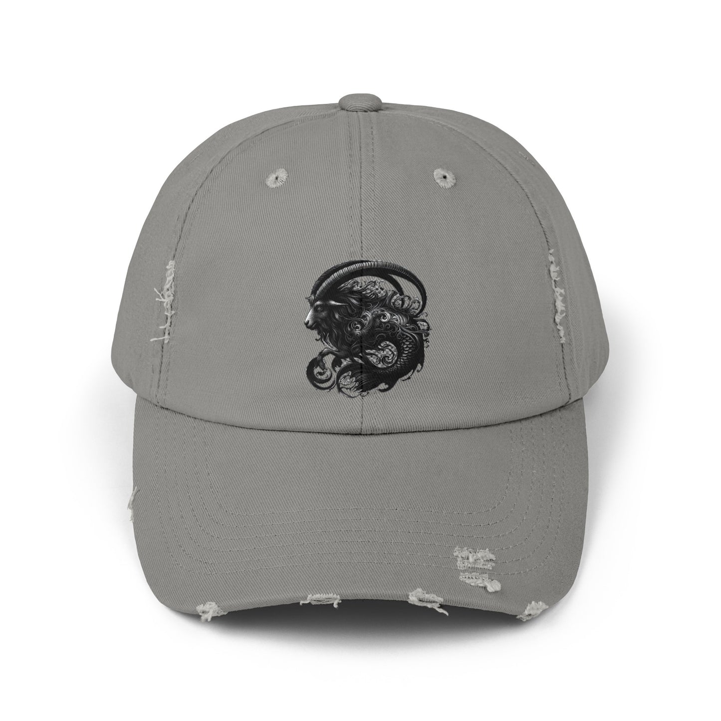 CAPRICORN Unisex Distressed Cap