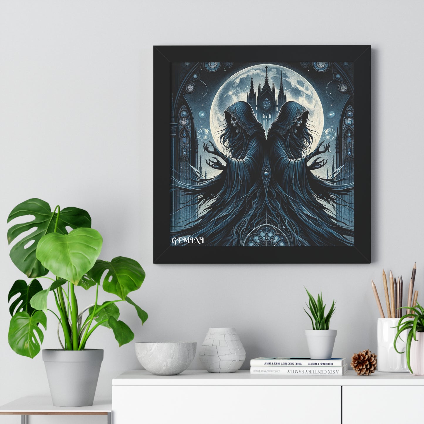 GEMINI Framed Vertical Poster