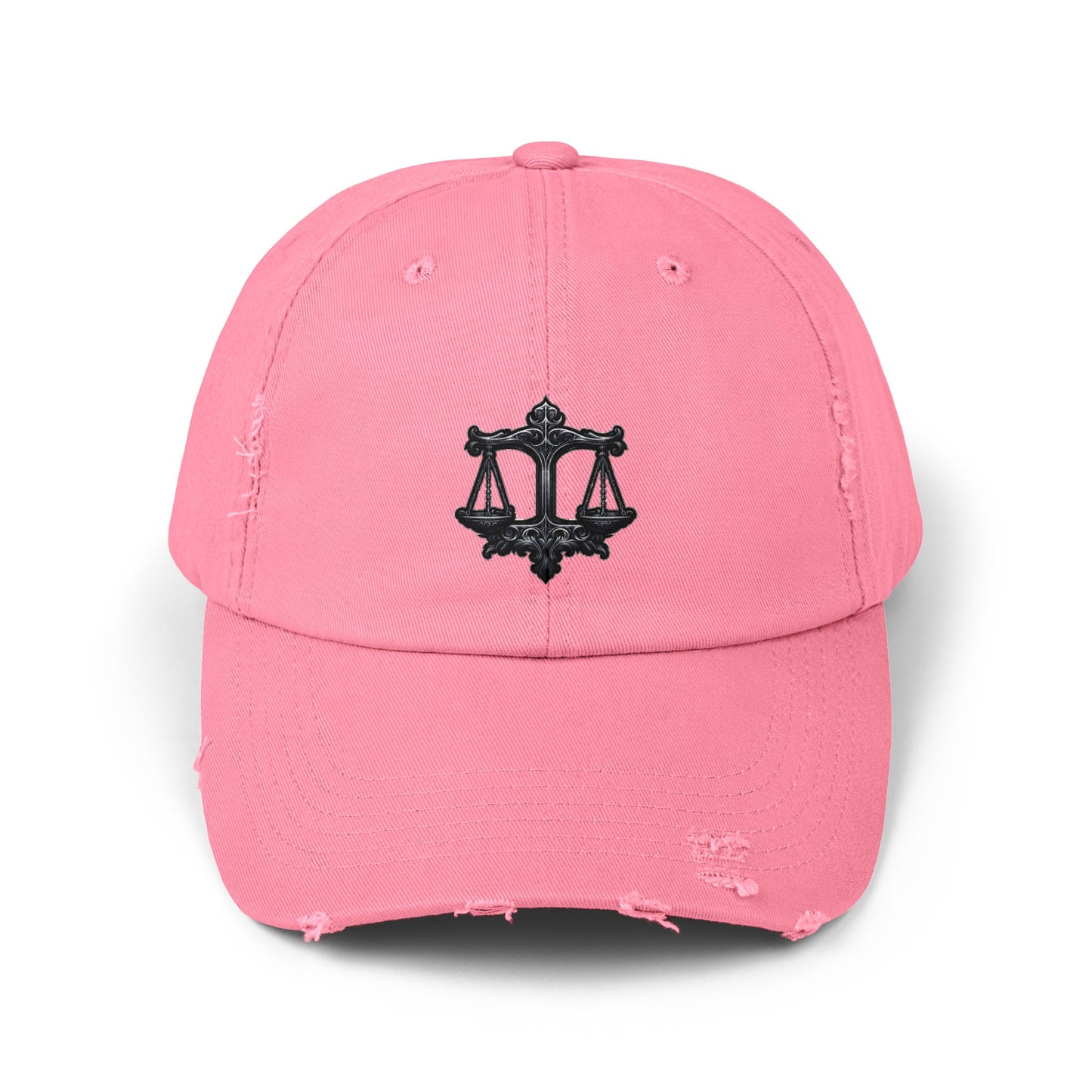 LIBRA Unisex Distressed Cap