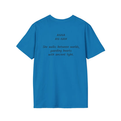 Mystical ANNA Name T-Shirt – Guardian of Light Edition. Spiritual Quote T-Shirt, Gift for Her, Affirmation Clothing, Unique Graphic Tee, Inspirational Apparel, Casual Style