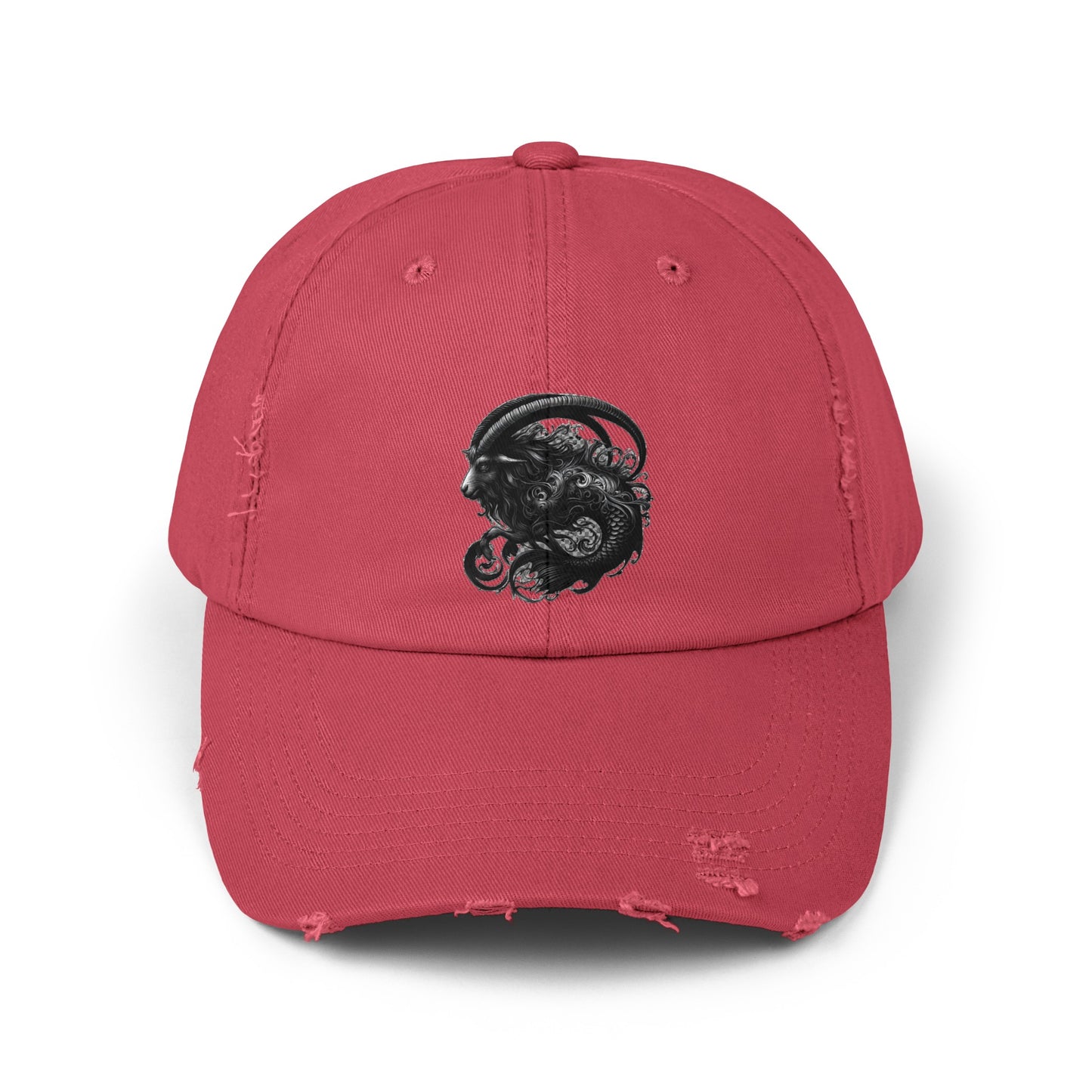 CAPRICORN Unisex Distressed Cap