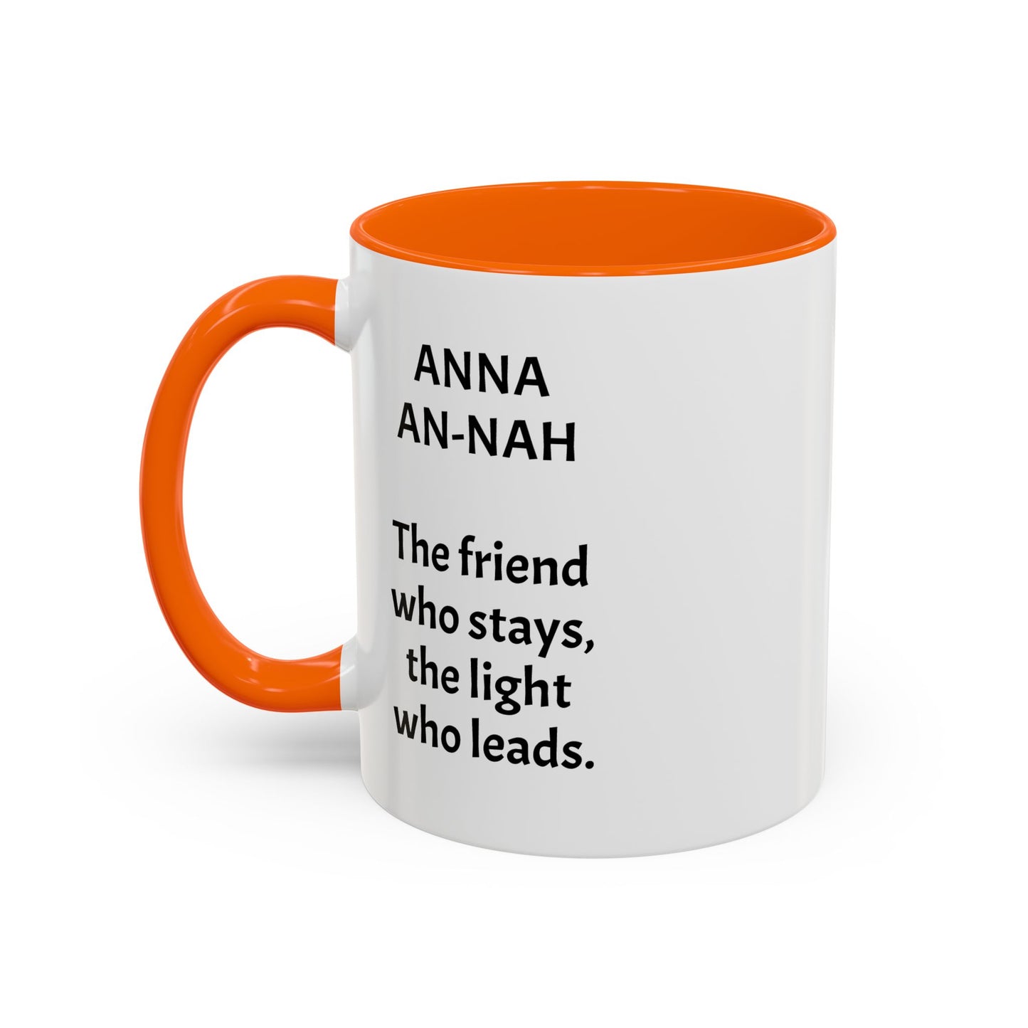 Mystical ANNA Name Mug – Witchy Quote Mugs – “She Walks Between Worlds” & “The Friend Who Stays”