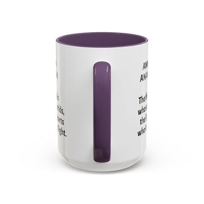 Mystical ANNA Name Mug – Witchy Quote Mugs – “She Walks Between Worlds” & “The Friend Who Stays”
