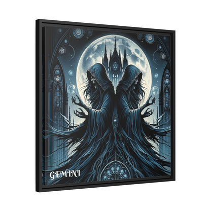 GEMINI Matte Canvas, Black Frame