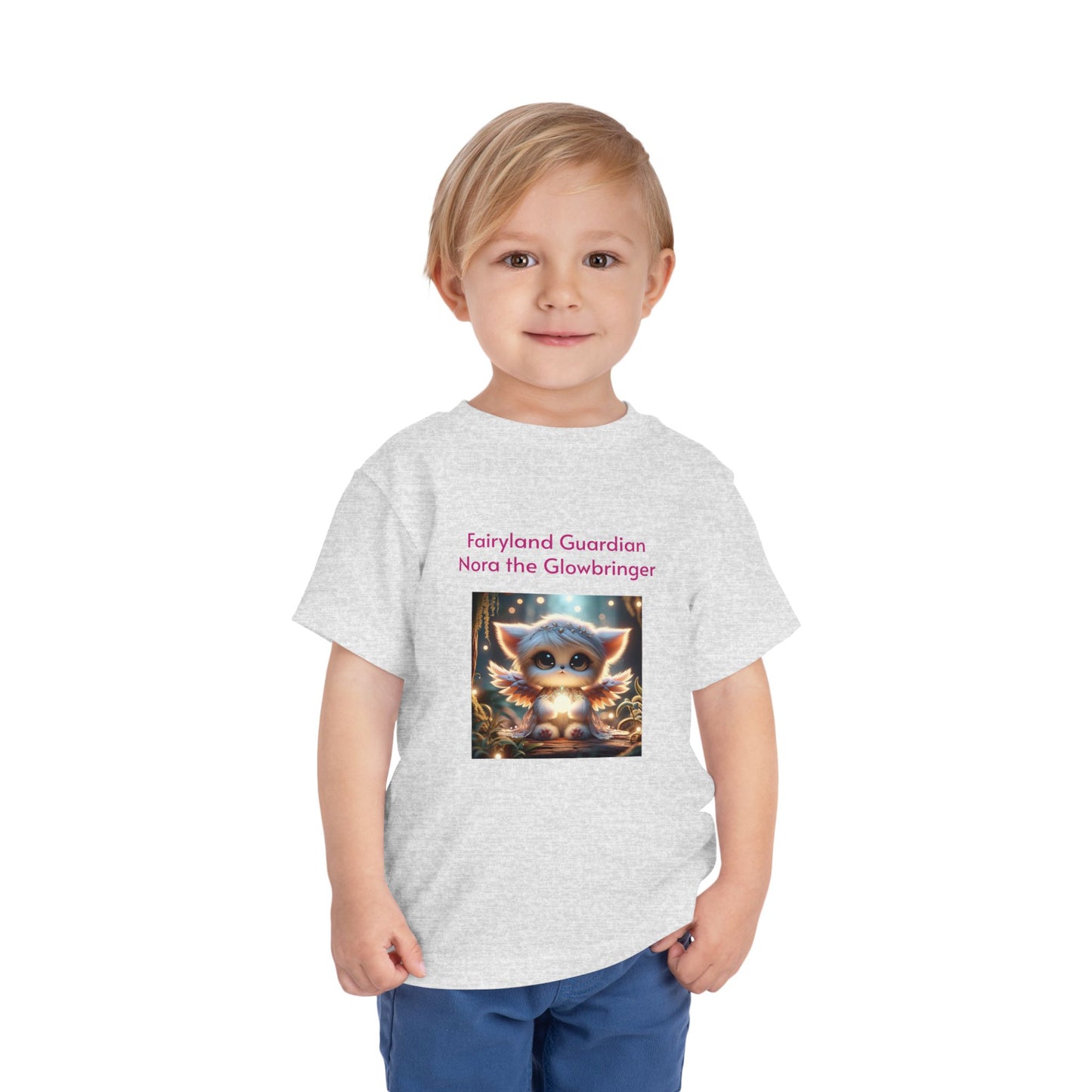 Toddler Short Sleeve Tee Nora the Glowbringer