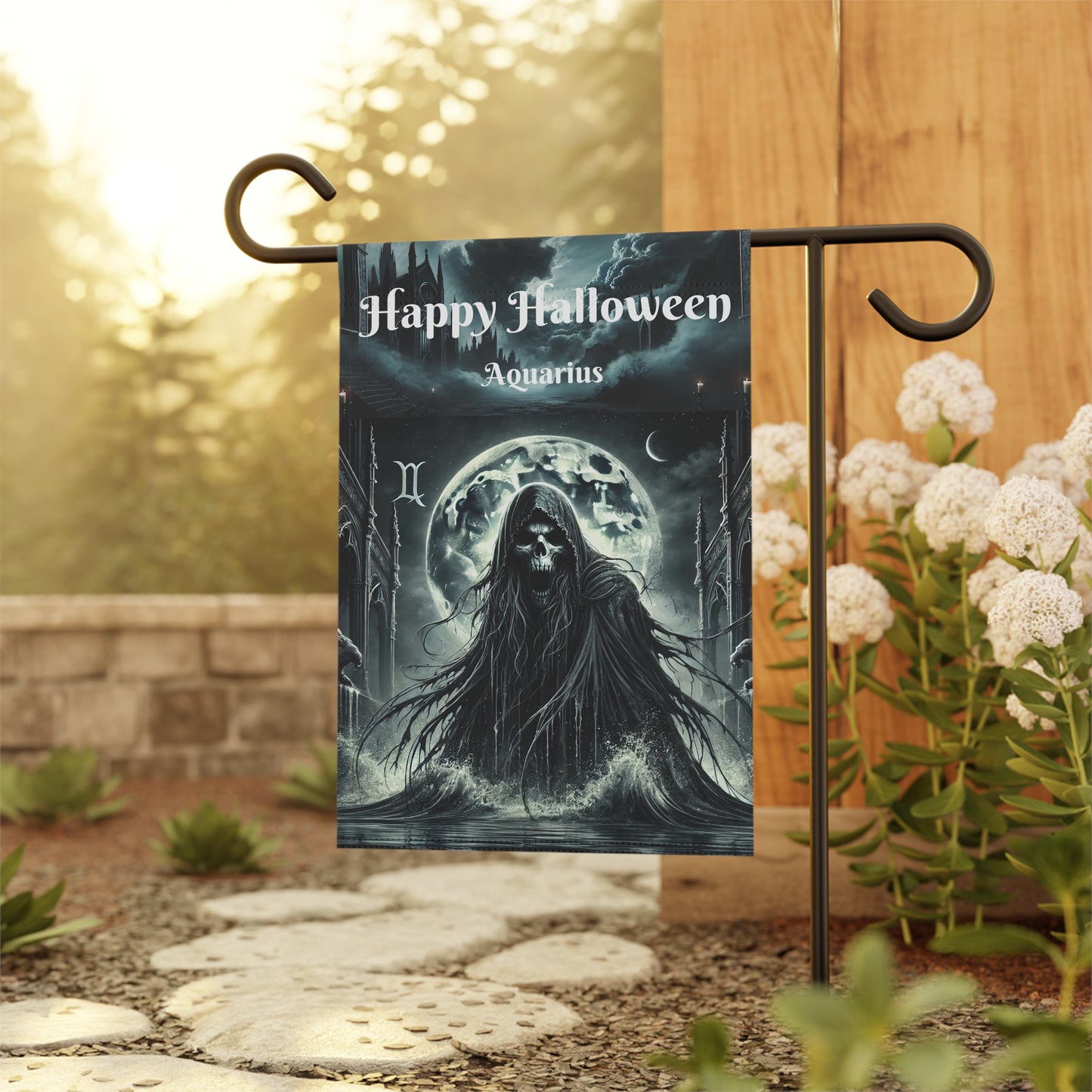 Happy Halloween Garden & House Banner - Aquarius