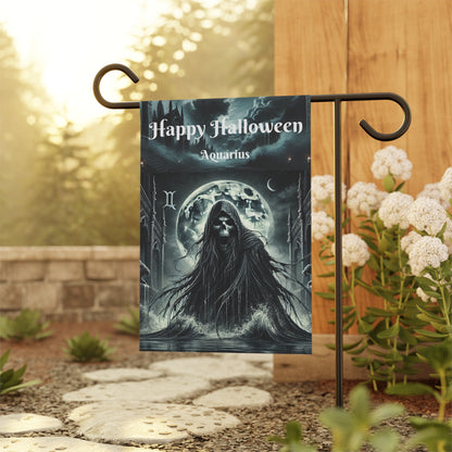 Happy Halloween Garden & House Banner - Aquarius