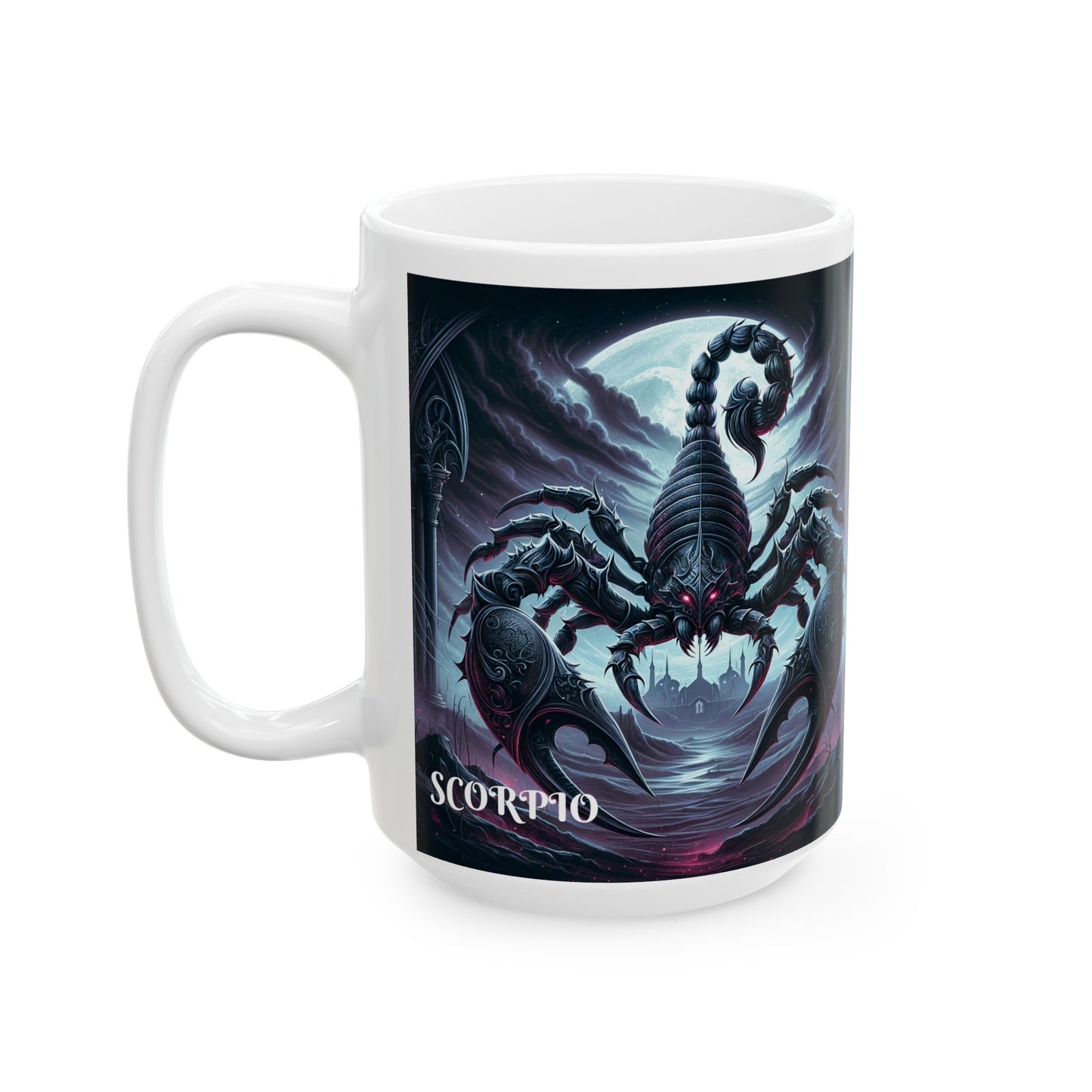 SCORPIO GOTHIC Ceramic Mug, (11oz, 15oz)