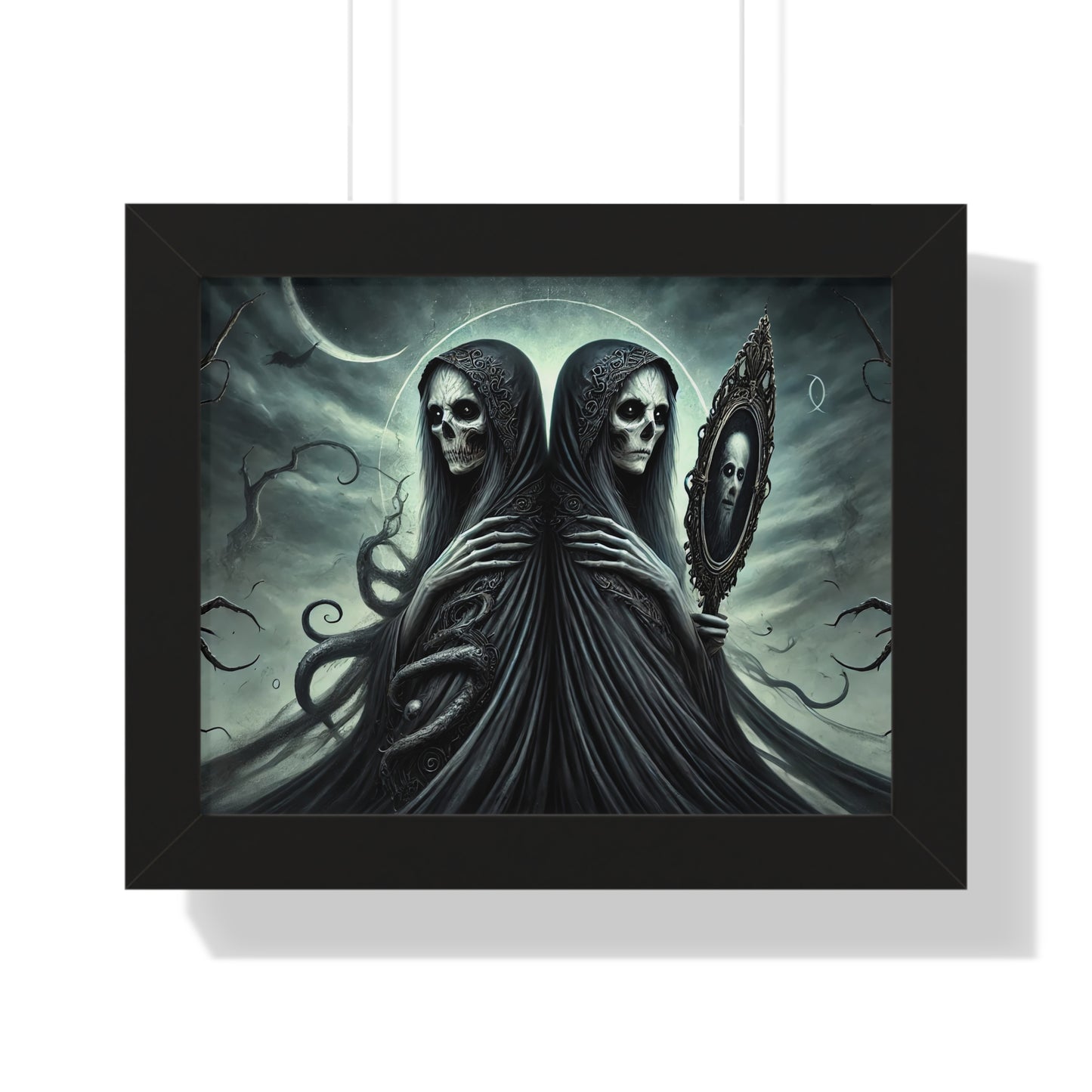 Happy Halloween Framed Horizontal Poster Gemini