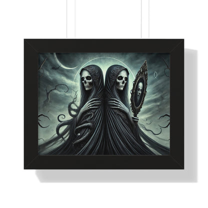 Happy Halloween Framed Horizontal Poster Gemini