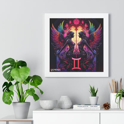 GEMINI Framed Vertical Poster