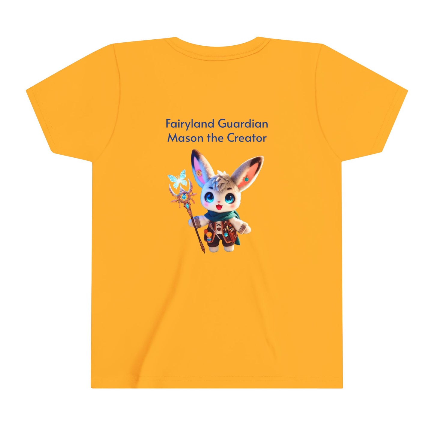 Short Sleeve Tee - Mason the Creator - Cute & Magical Design for Kids