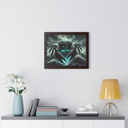 Happy Halloween Framed Horizontal Poster Cancer