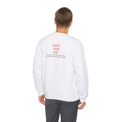 Unisex Heavy Blend™ Crewneck Sweatshirt ENJOY YOUR LIFE