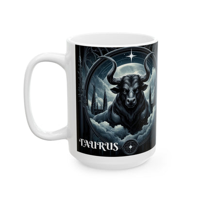 TAURUS GOTHIC Ceramic Mug, (11oz, 15oz)