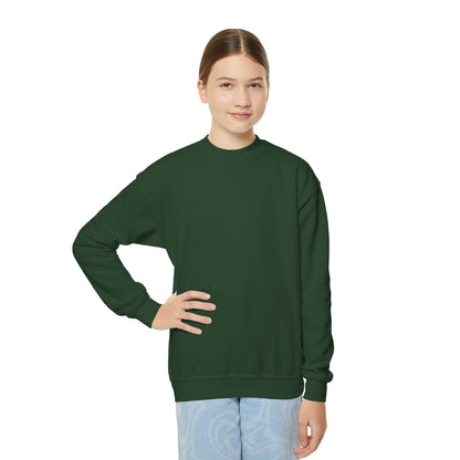 Youth Crewneck Sweatshirt Enjoy Your Life white