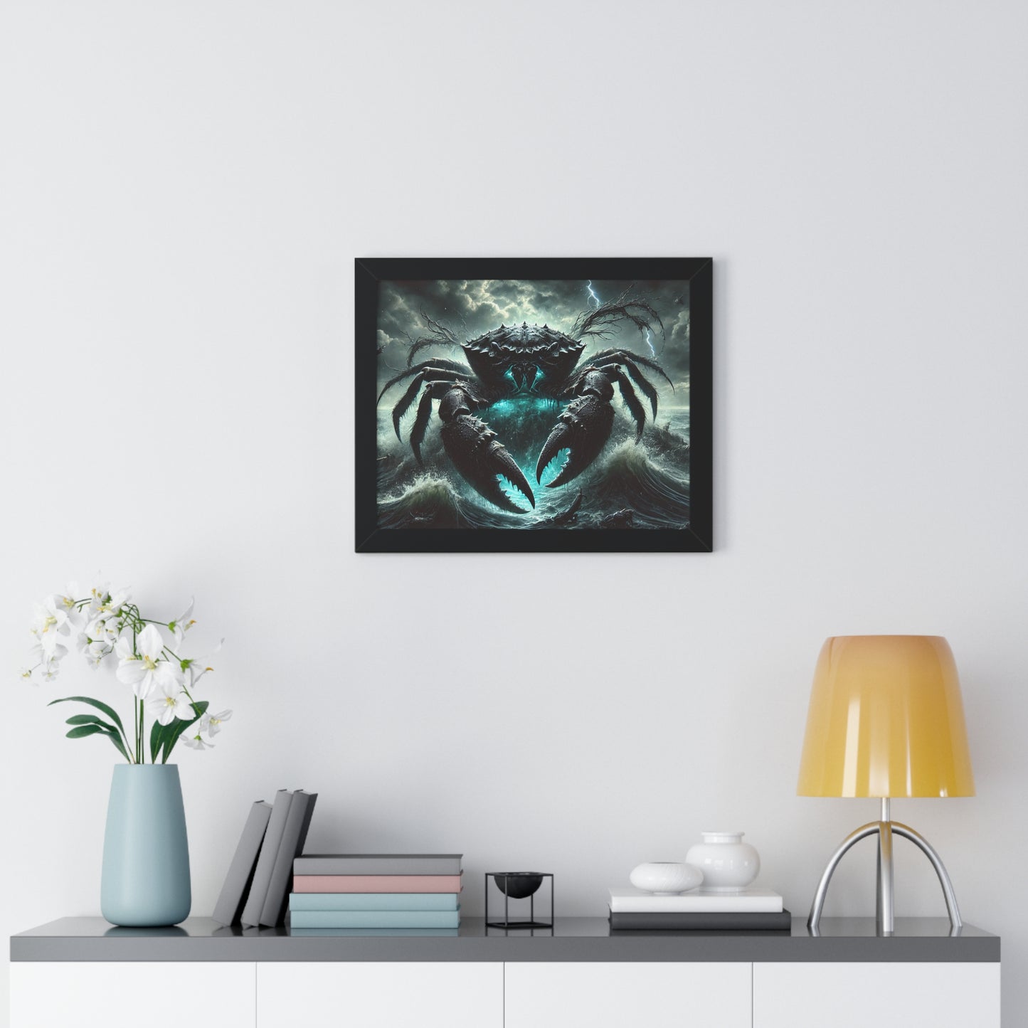 Happy Halloween Framed Horizontal Poster Cancer