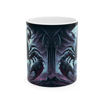 SCORPIO GOTHIC Ceramic Mug, (11oz, 15oz)