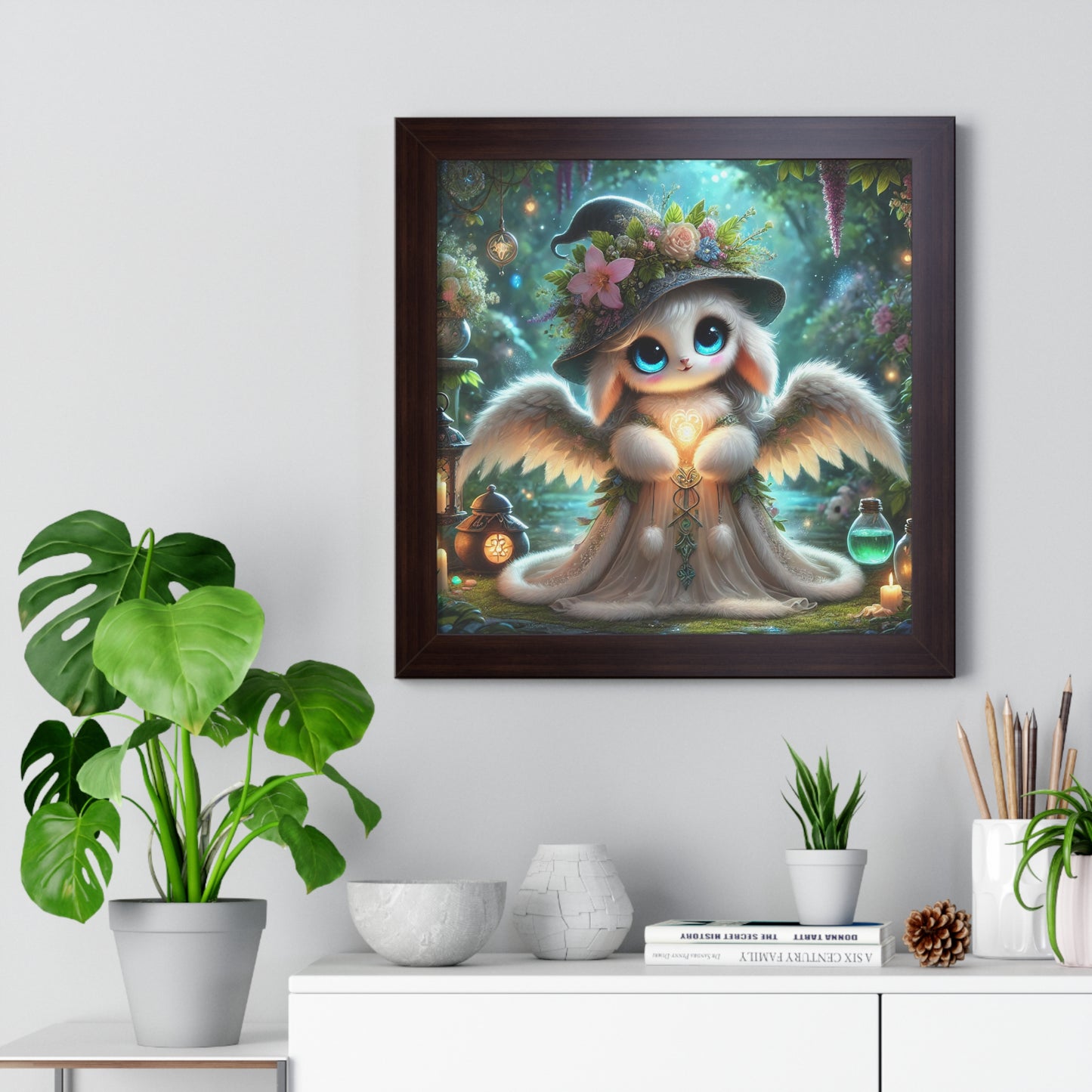 Framed Vertical Poster Anna the Mother Fairyland Guardian