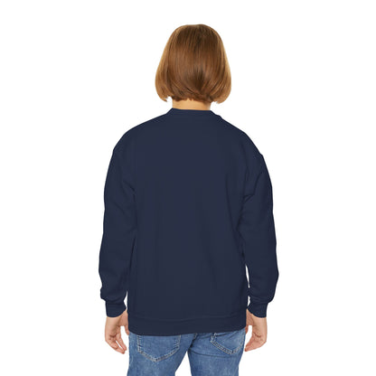 Youth Crewneck Sweatshirt Enjoy Your Life white