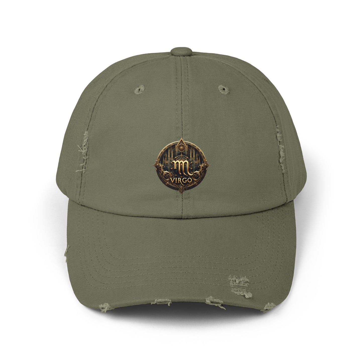 VIRGO Unisex Distressed Cap