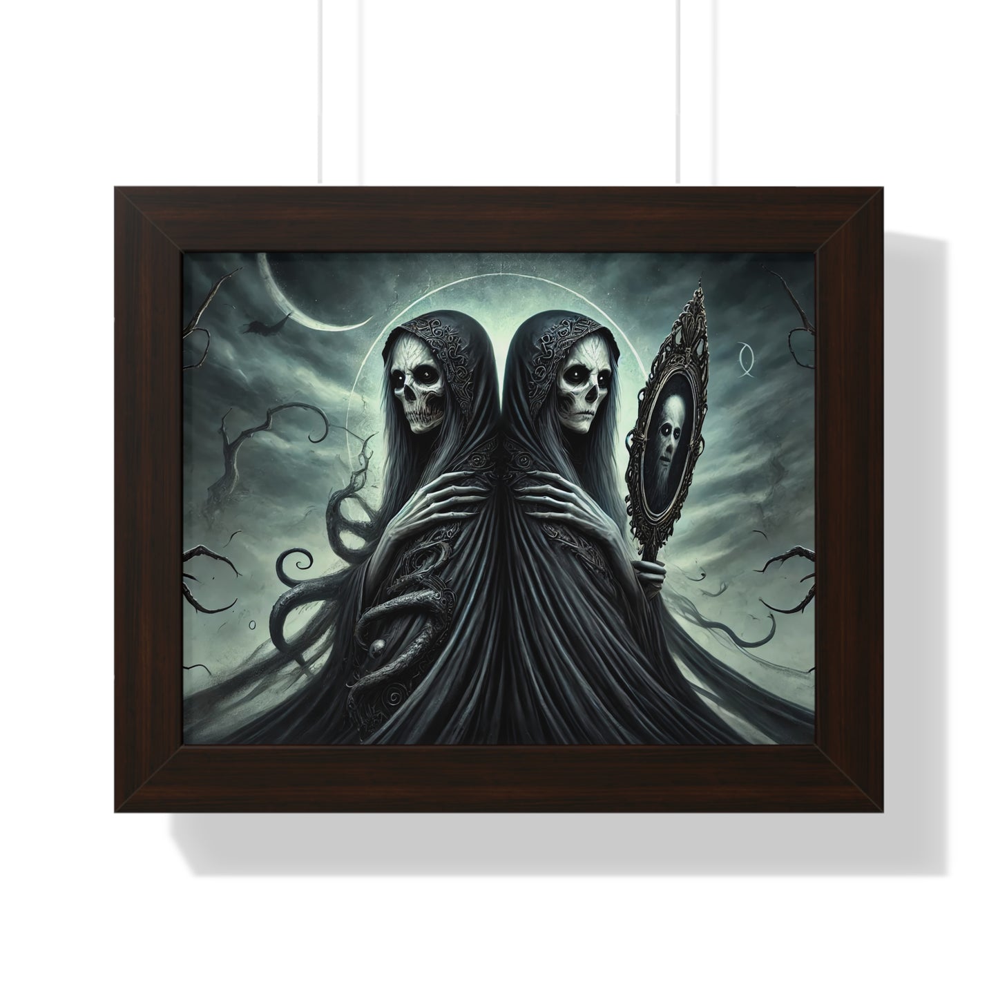 Happy Halloween Framed Horizontal Poster Gemini