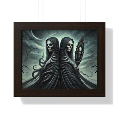 Happy Halloween Framed Horizontal Poster Gemini