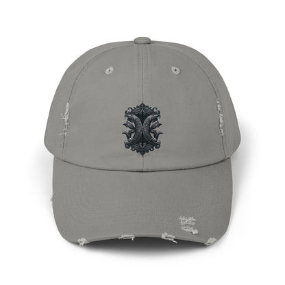 PISCES Unisex Distressed Cap