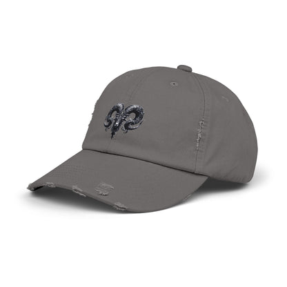 ARIES Unisex Distressed Cap
