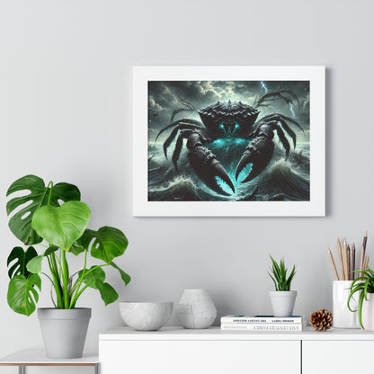 Happy Halloween Framed Horizontal Poster Cancer