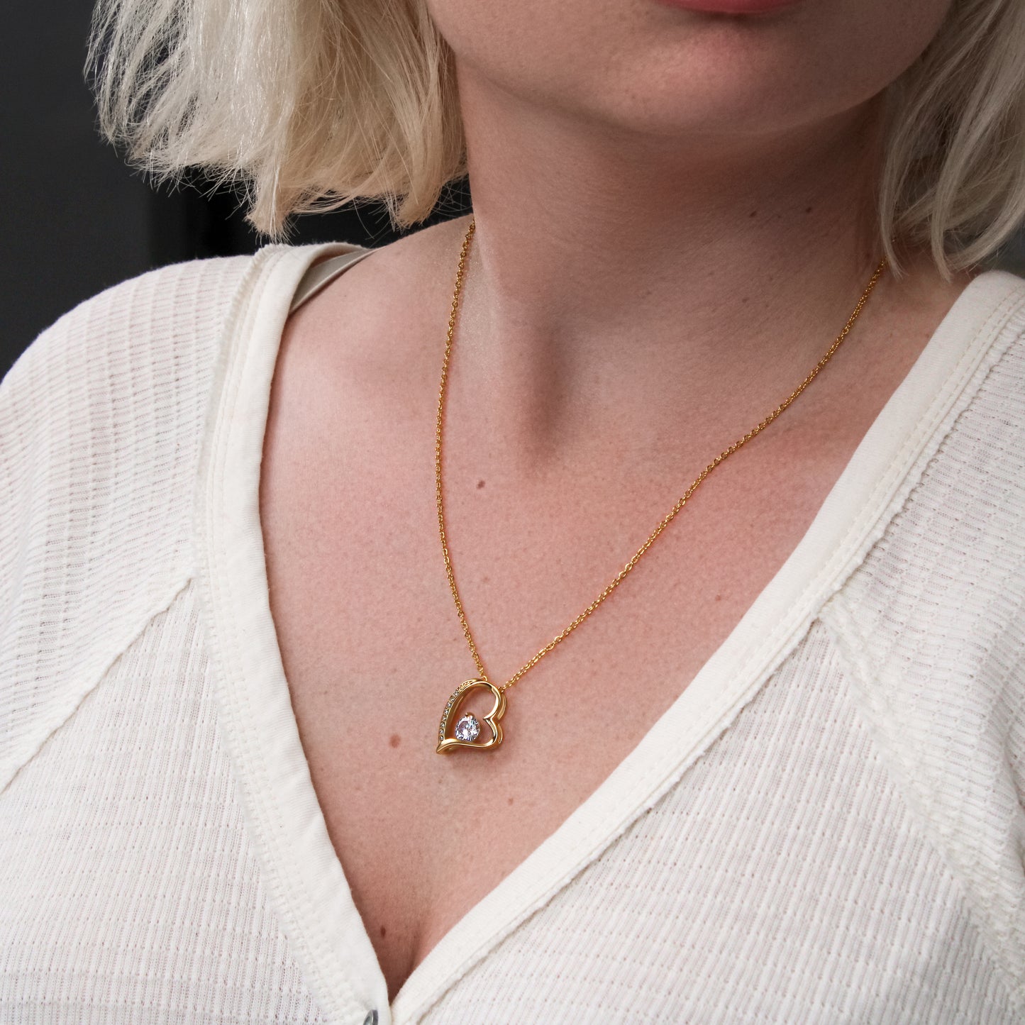 From Grandmother to Granddaughter Forever Love Necklace
